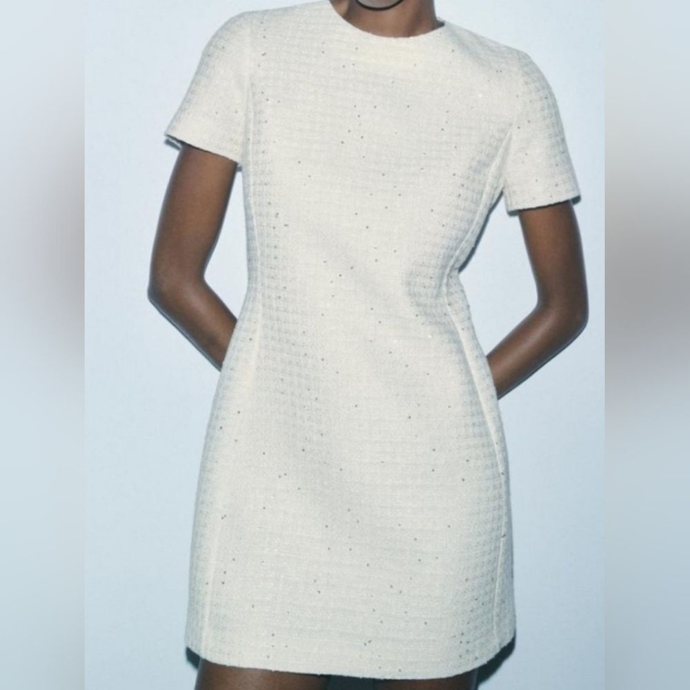 Zara Cream Mini Dress